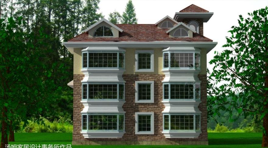 乡村自建房别墅设计 | 汤姆白建筑设计的绿色家园-24