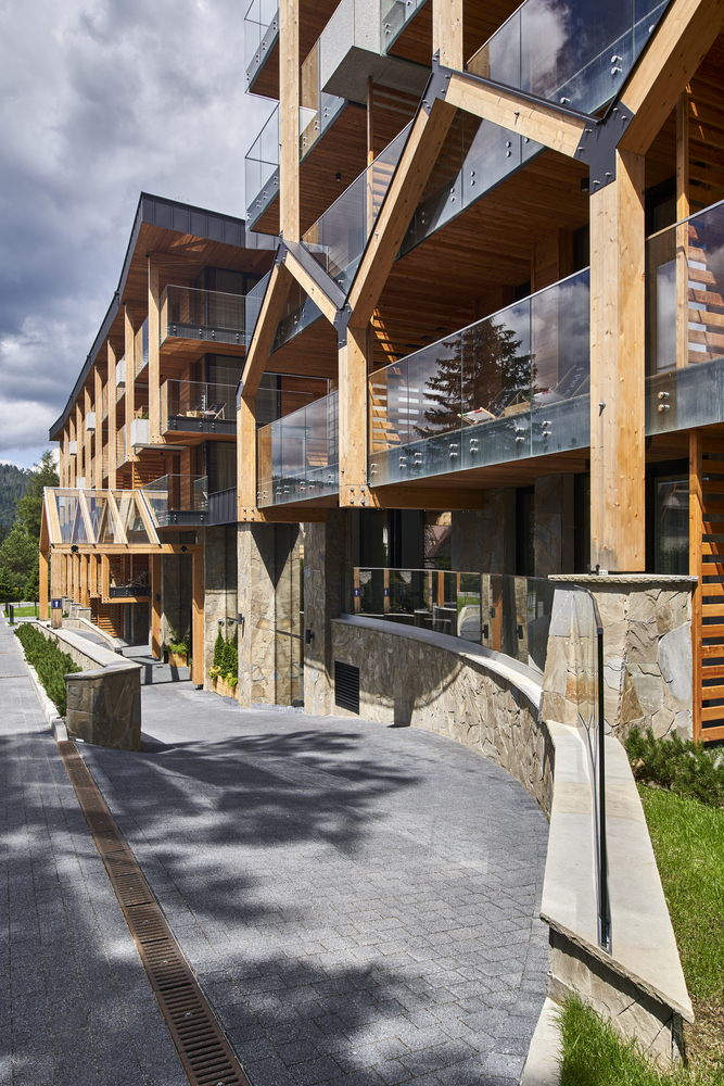 波兰 Zakopane 山岳公寓度假胜地丨Karpiel Steindel Architektura-25