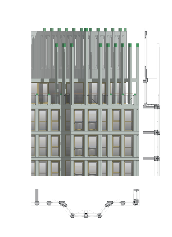 荷兰海牙 De Kroon 办公住宅大楼丨Rapp+Rapp-53