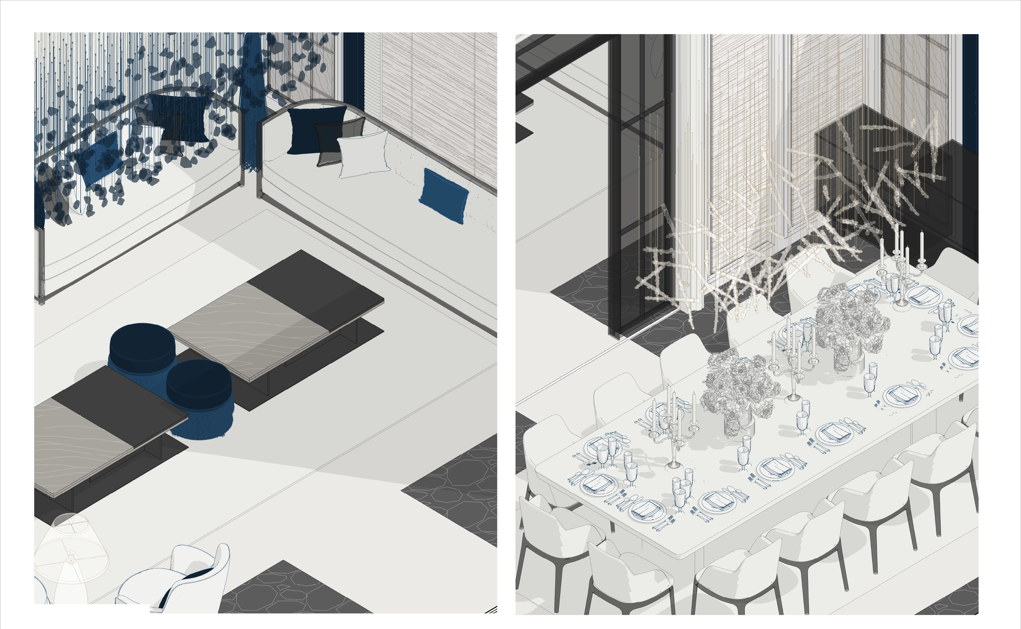 主议会厅及餐厅设计丨沙特阿拉伯丨DECOR&MORE STUDIO-22