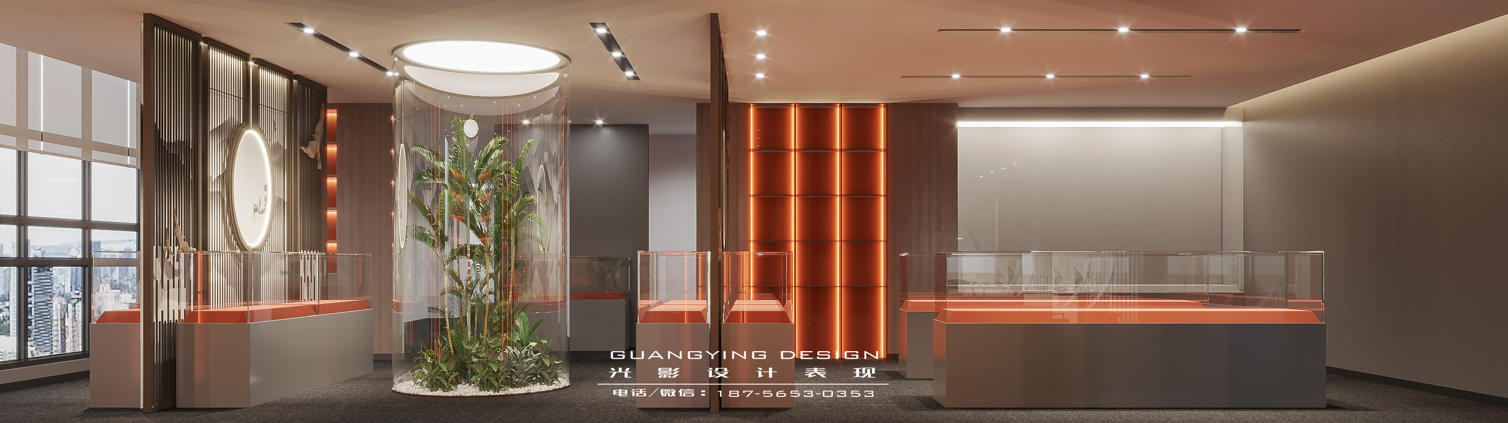 办公室静态效果图-4