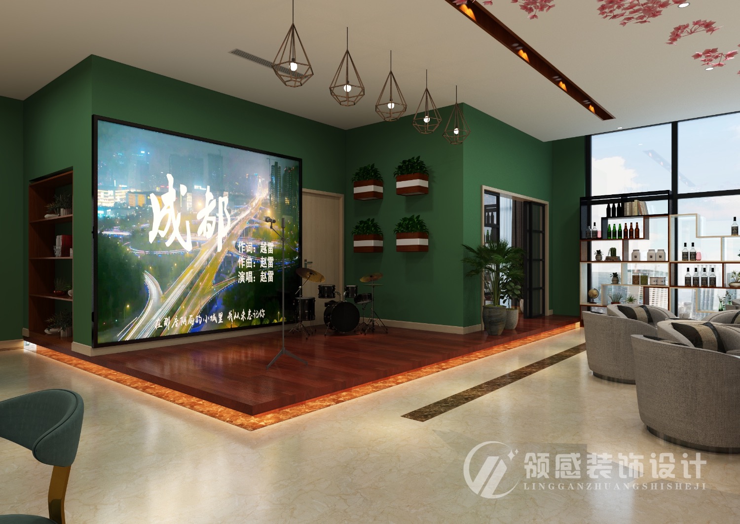 “静怡”----“樱花树下”音乐餐吧                     -4