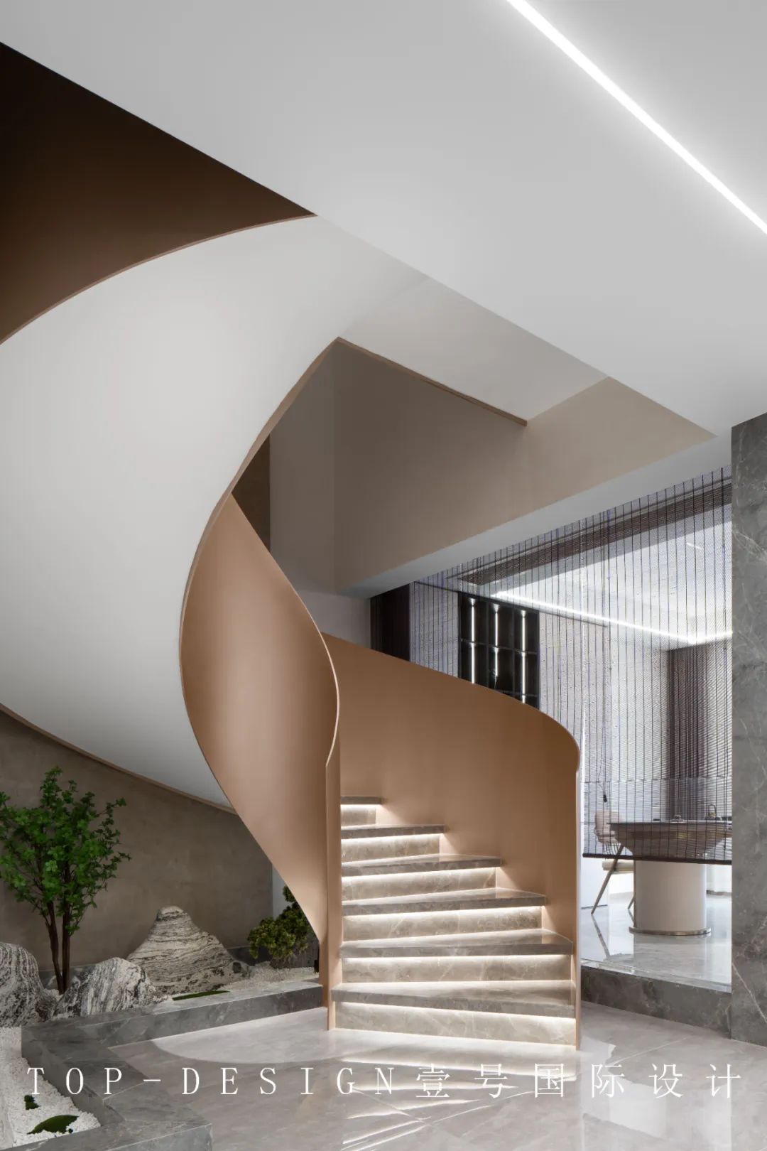 香山麓院现代轻奢别墅设计丨壹号国际设计-35