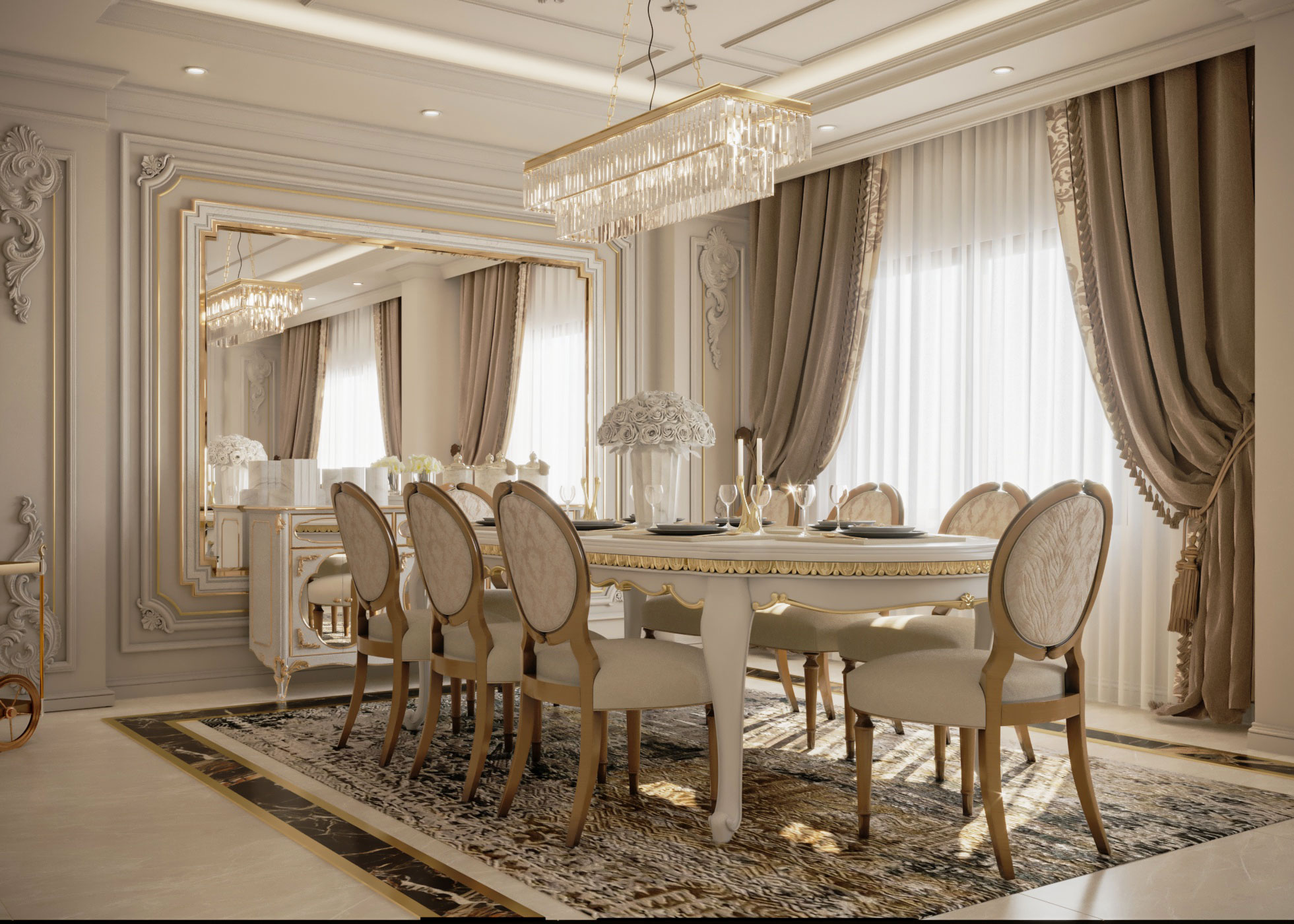 接待设计经典风格丨埃及丨Archtonica 设计工作室-11