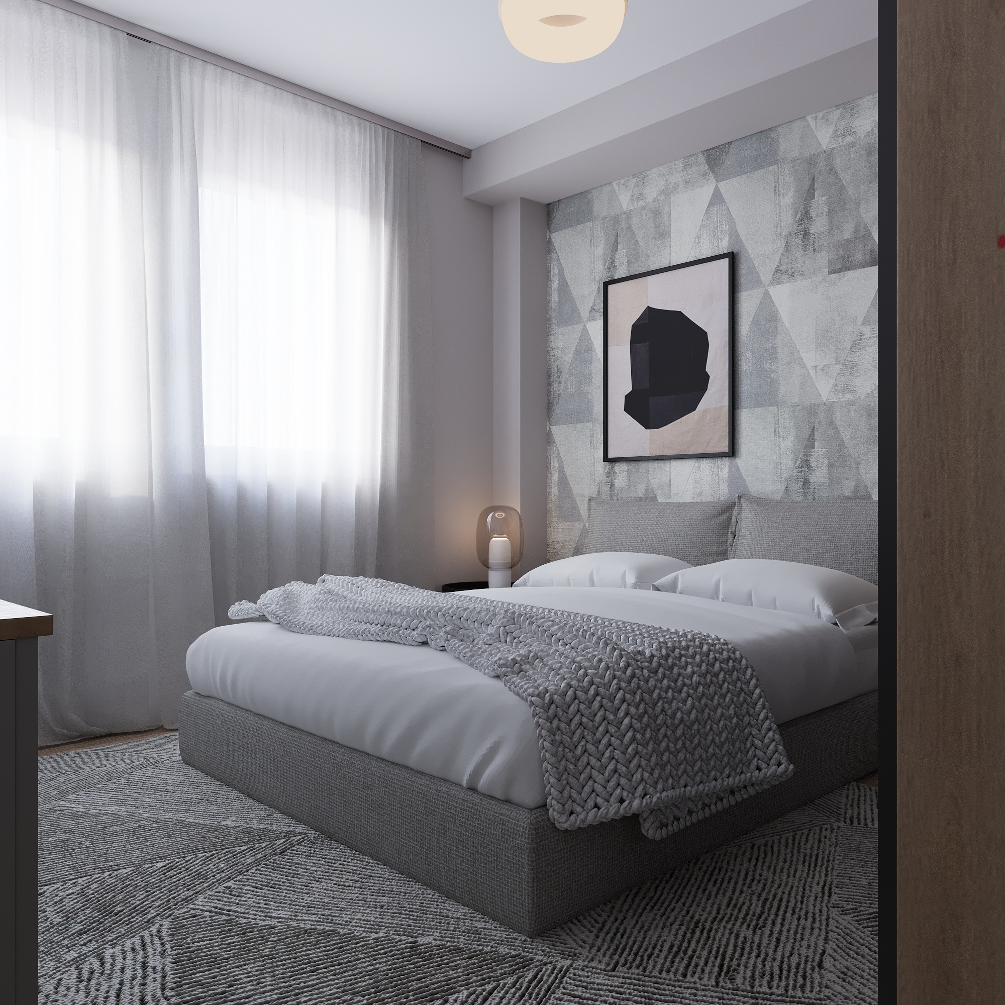 Stara Pazova市中心70平米公寓设计-17