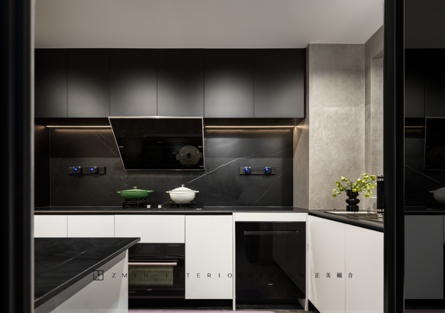 经典黑白灰住宅设计-4