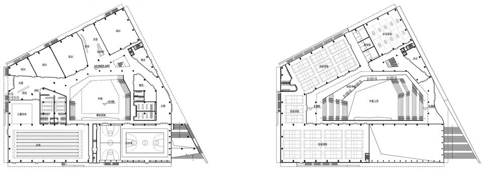 扬州南部新城体育园 | 现代建筑与传统窗花的完美融合-95