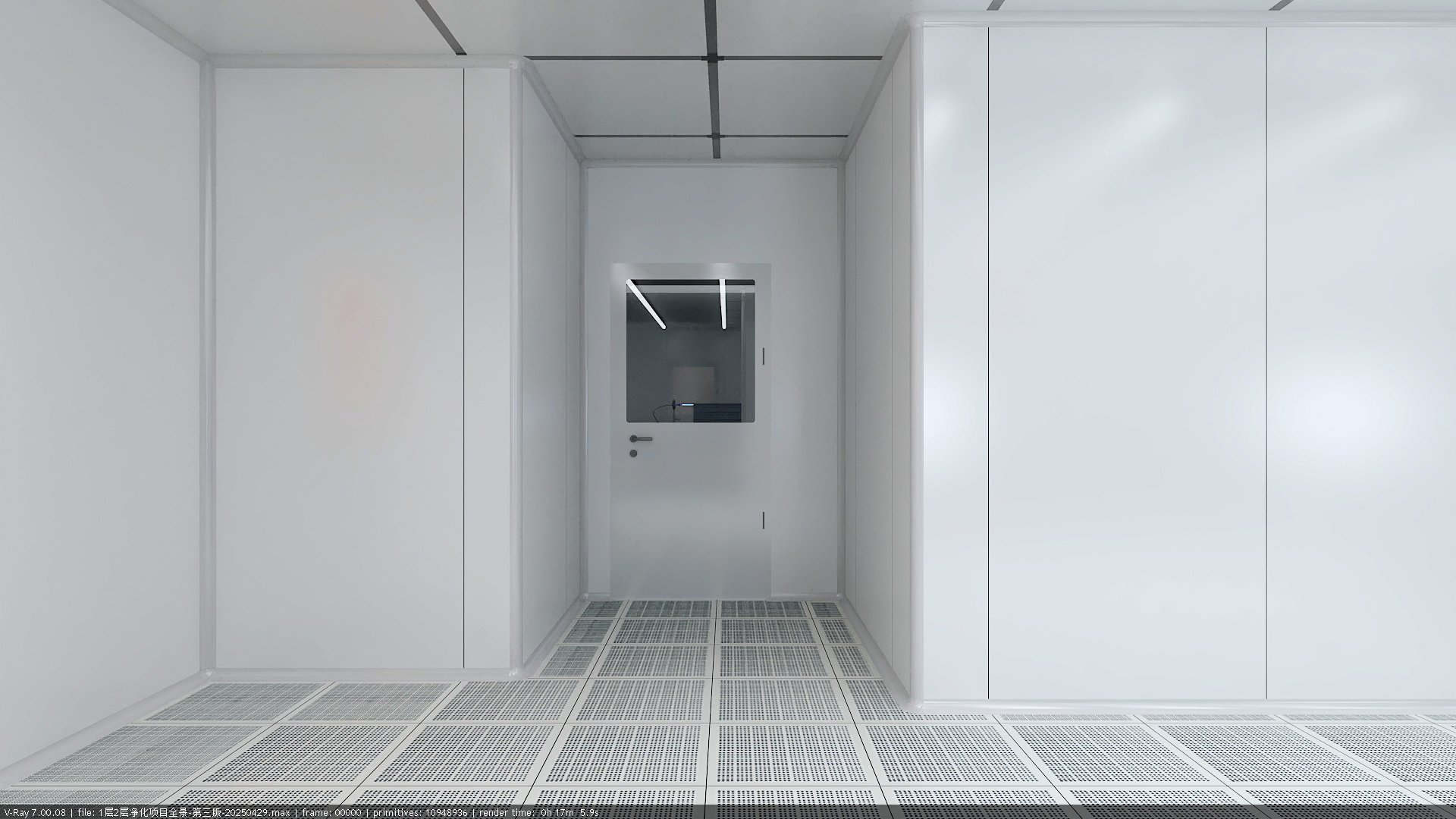 半导体车间效果图渲染-4