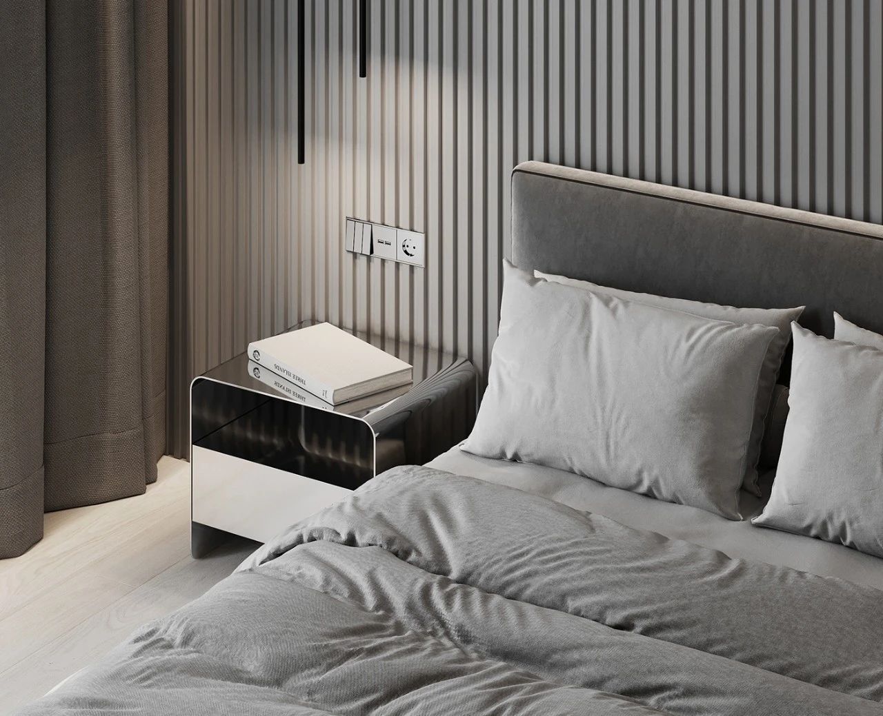 俄罗斯简约优雅公寓设计丨VERITY DESIGN-67