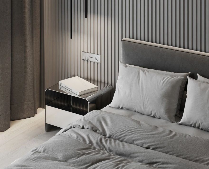 俄罗斯简约优雅公寓设计丨VERITY DESIGN-67