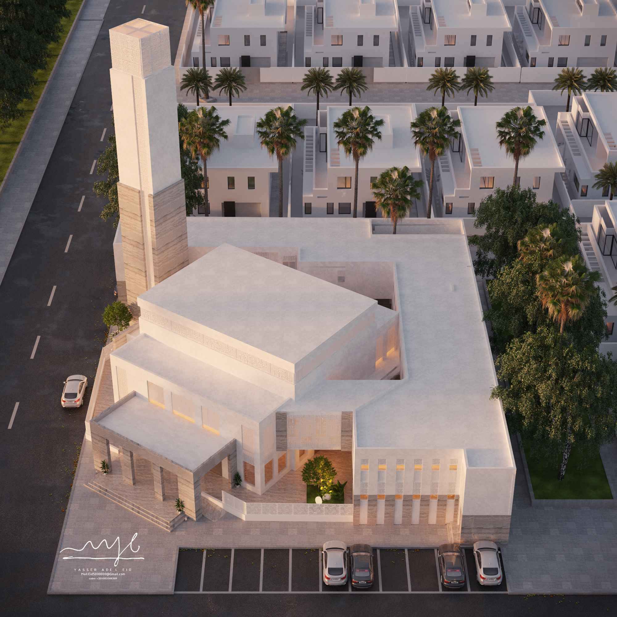 Libya Masjed 设计与可视化丨Yasser Adel Eid-9