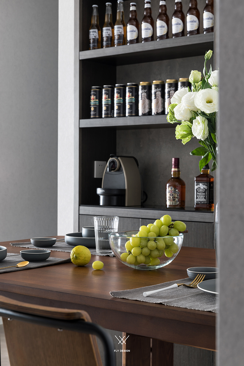 江南国际城 110㎡休闲北欧风设计,木元素与灰色基调的完美融合-18