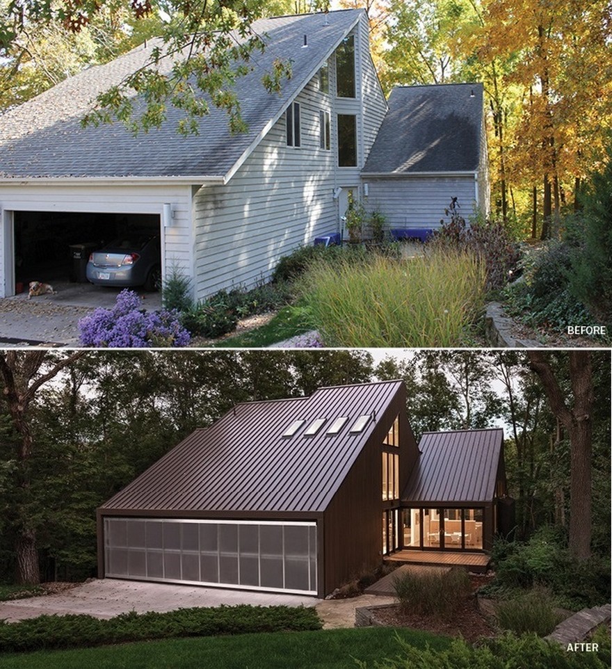 Renovation of a Private Residence on a Wooded Site Near Iowa City, Iowa-30