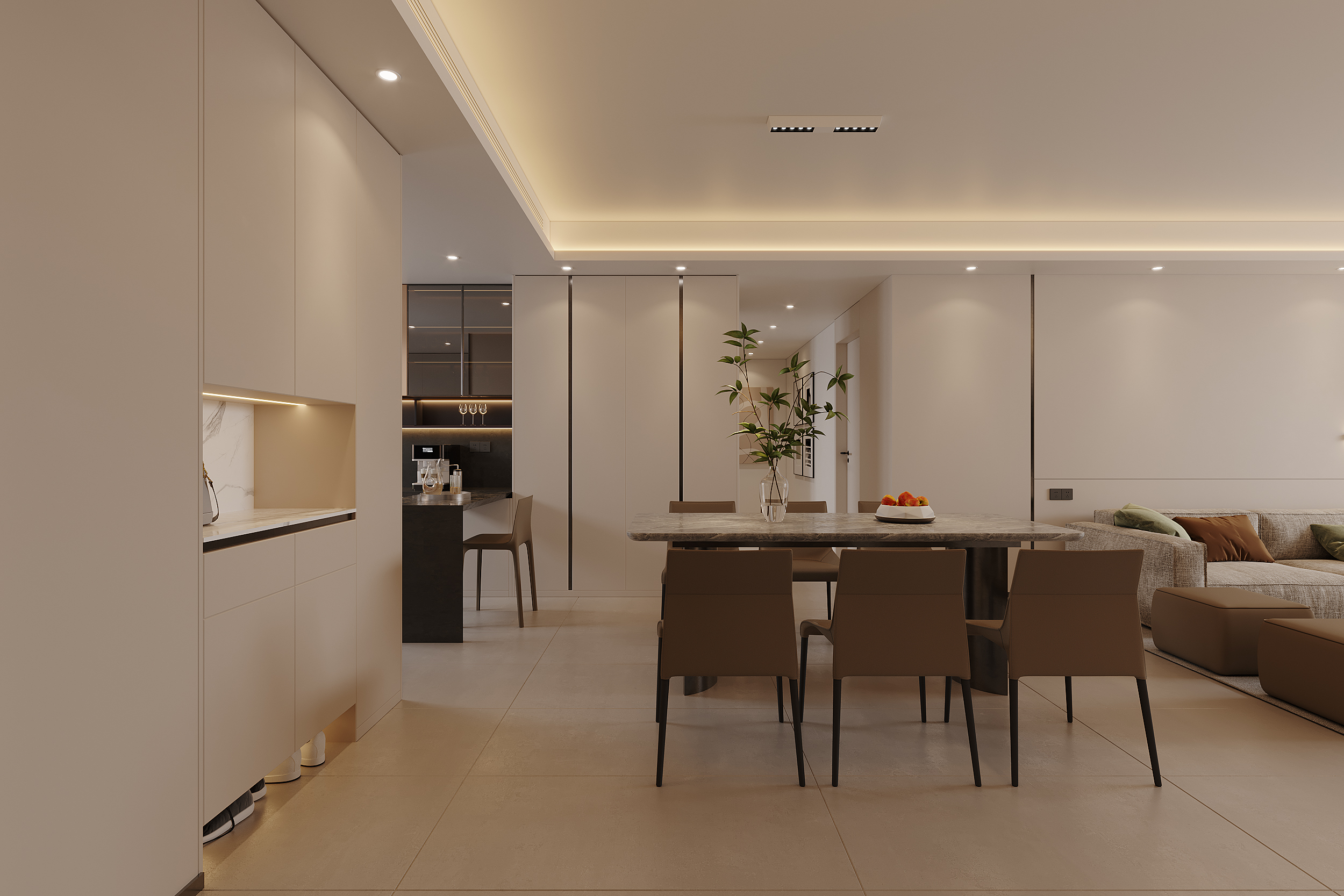 悠闲地下午来一杯卡布奇诺现代-1