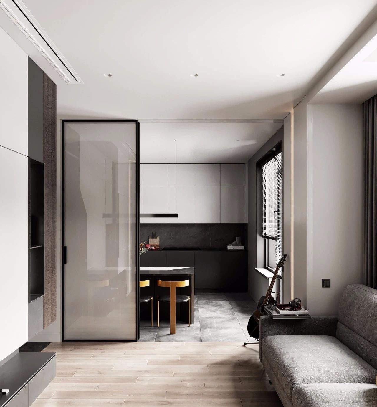 圣彼得堡 65㎡简约卧室设计丨俄罗斯圣彼得堡-4