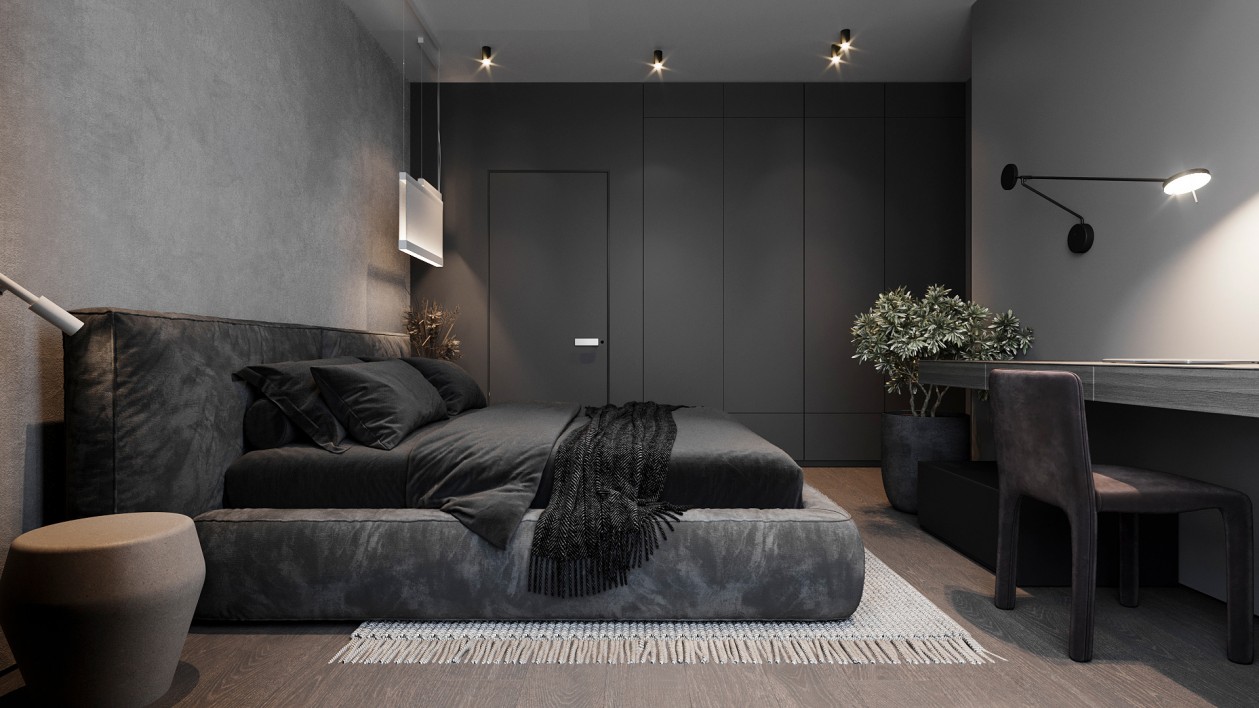 95㎡ 现代简约风公寓-20