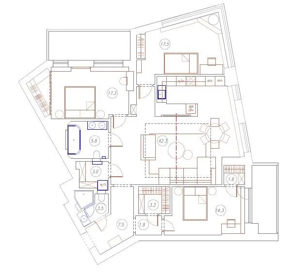 原木风设计,打造温馨舒适之家丨Albina Morozova-20