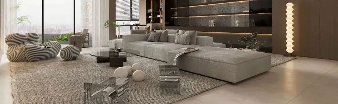 新湖明珠城现代简约大平层设计丨金螳螂家苏州新区店-46