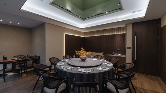 鹤隐秋林新作 丨 南京巧庆楼茶膳餐厅，“禅茶之味，风雅之美”-28