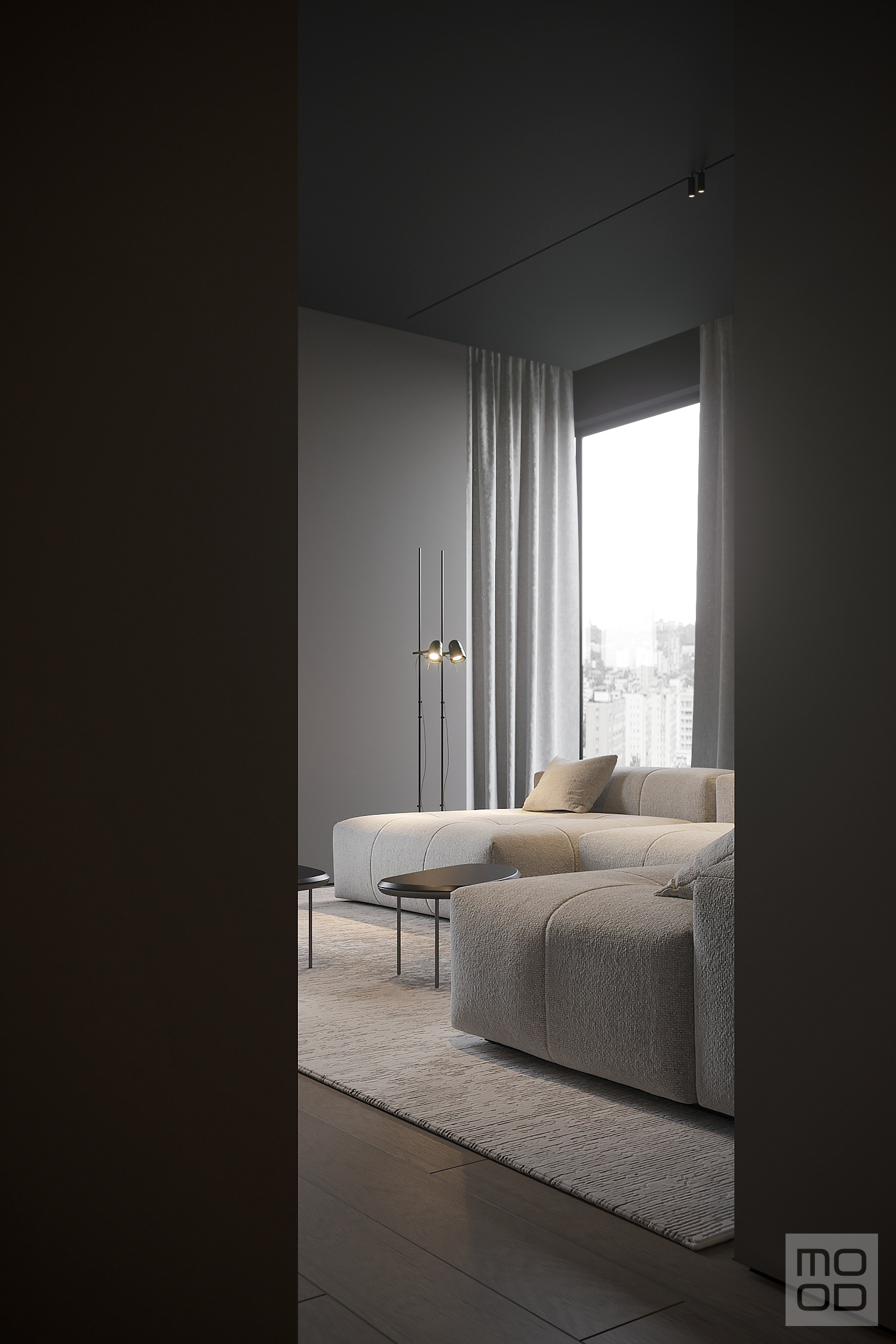 soft monochrome apartment-1