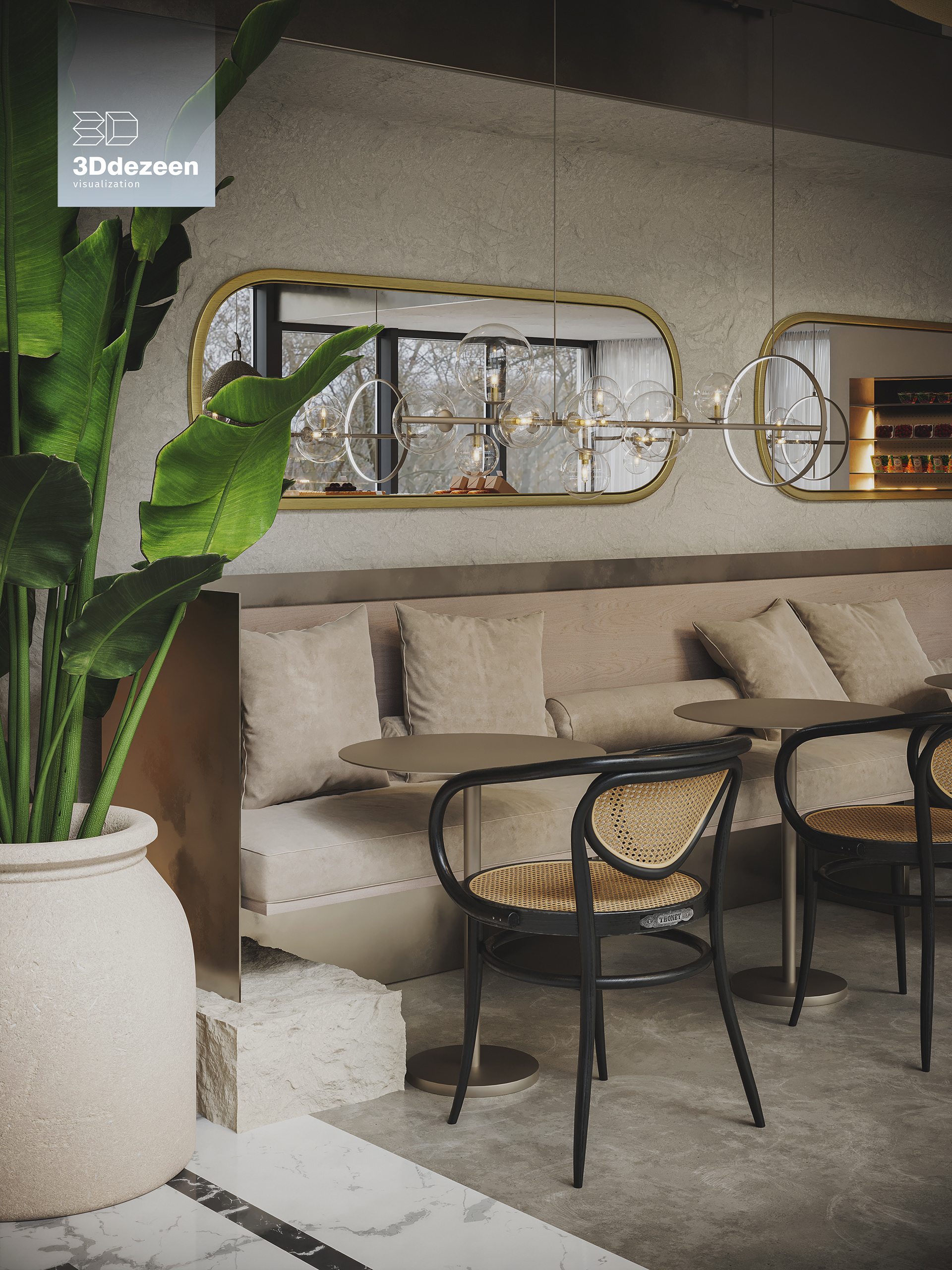 Restaurant | Interior Design | Visualization-9