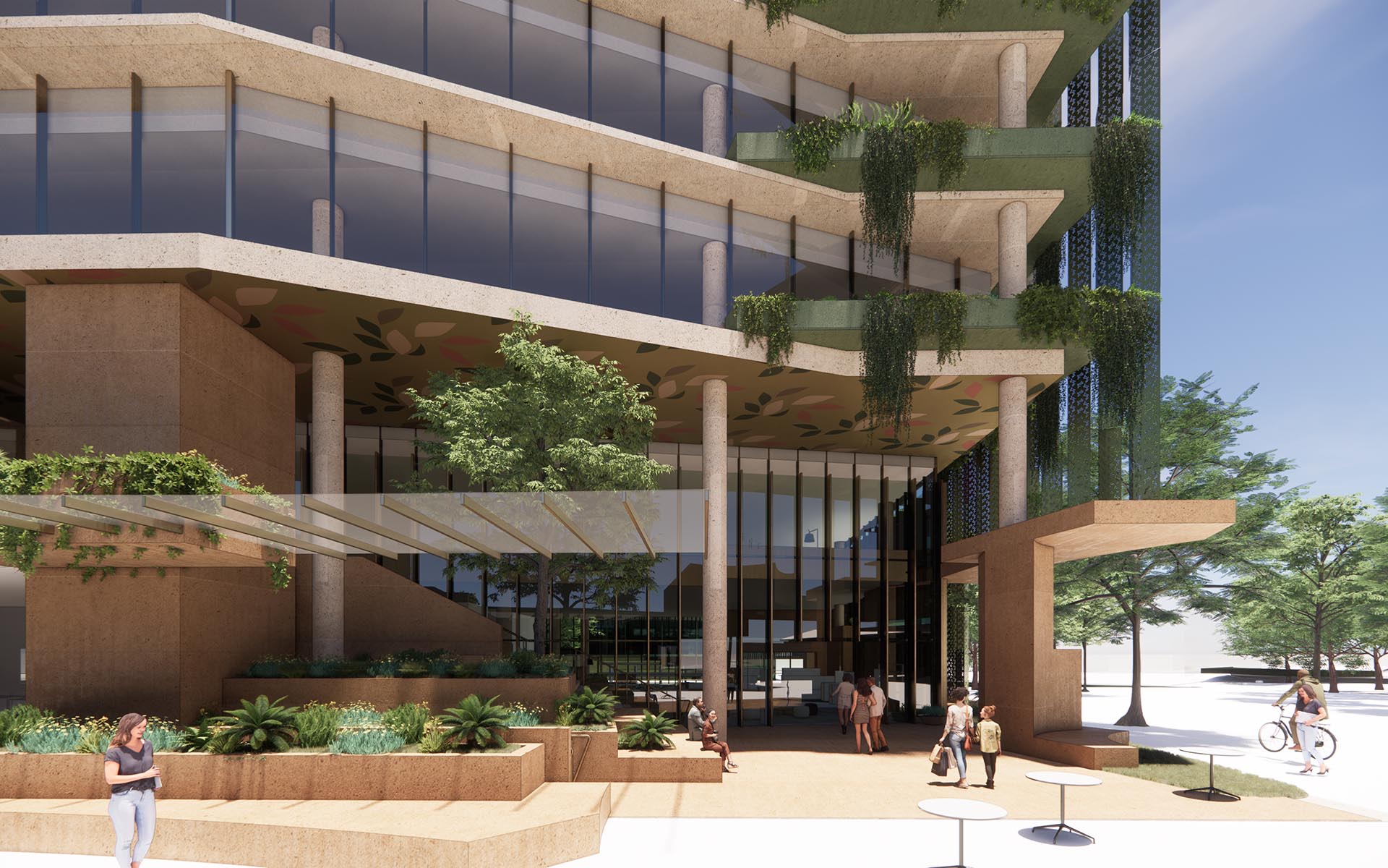 卡帕拉巴镇中心 revitalization 可直译为复兴，这个词在实际语境中常表示再开发、更新改造等，结合一般此类情况更地道说法是卡帕拉巴镇中心改造项目（如果有更多背景信息，这里revitalization可能会有更准确对应，此处仅依据常见情景）  

若从字面意思则是卡帕拉巴镇中心振兴 按照任务要求，更偏向项目类感觉给出卡帕拉巴镇中心改造项目  丨Arkhefield,Cox,Aspect Studios-11