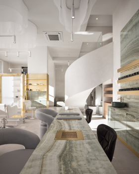 美发店丨Vilchinskaya Design Bureau