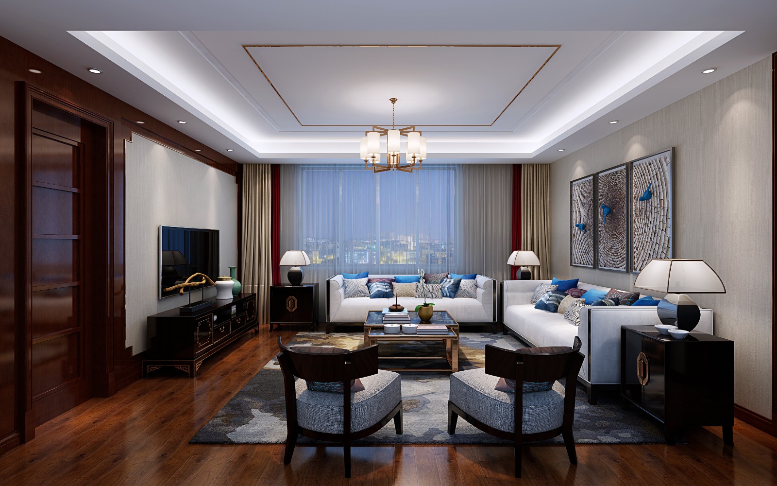 塔城新中式别墅-4