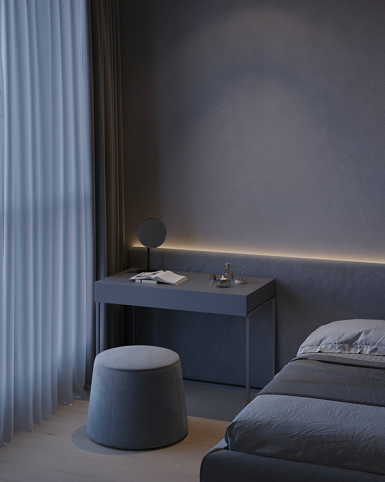 高级灰色系公寓设计-9