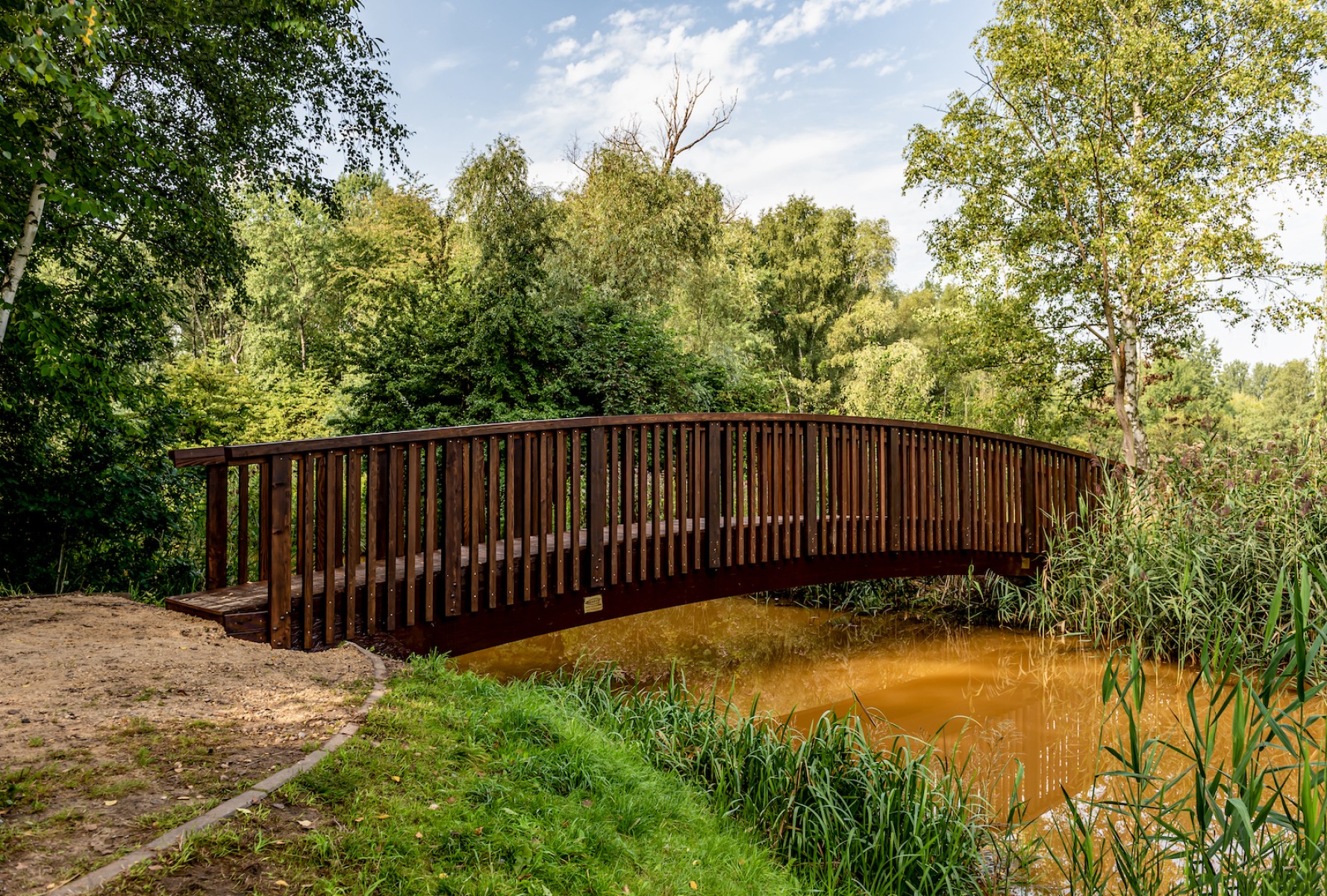 比托姆市亚当·密茨凯维奇公园木桥及栈桥修复丨波兰比托姆-0