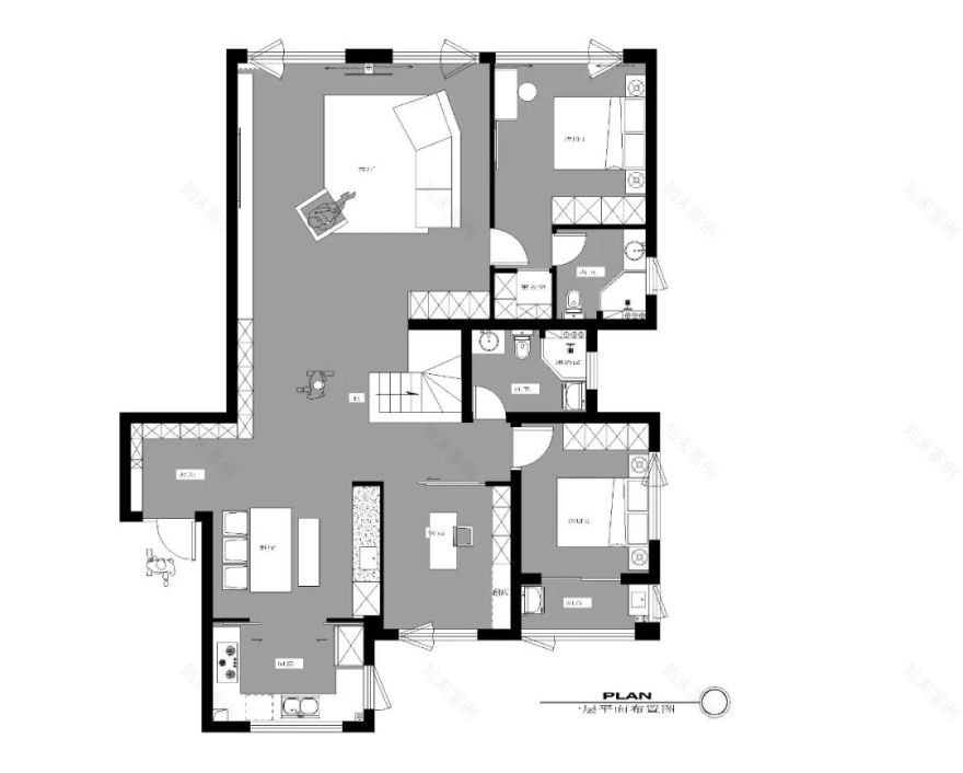 黑白灰的优雅奏鸣曲 · 原石空间设计的 170㎡上跃公寓丨中国温州-43