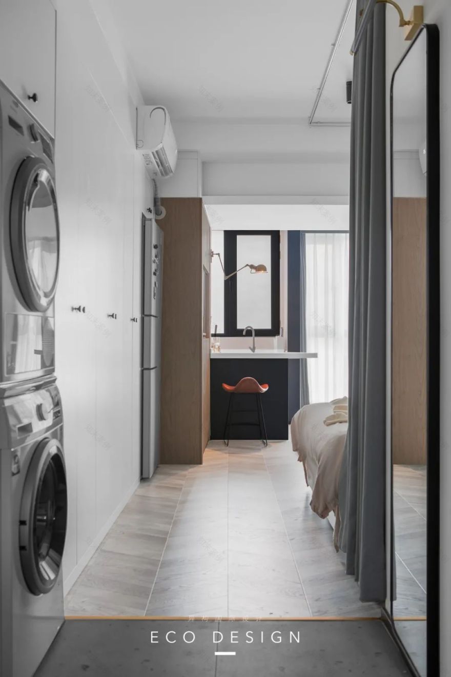 色彩空间 · 西安50平米现代简约风设计丨中国西安丨异构国际设计-38