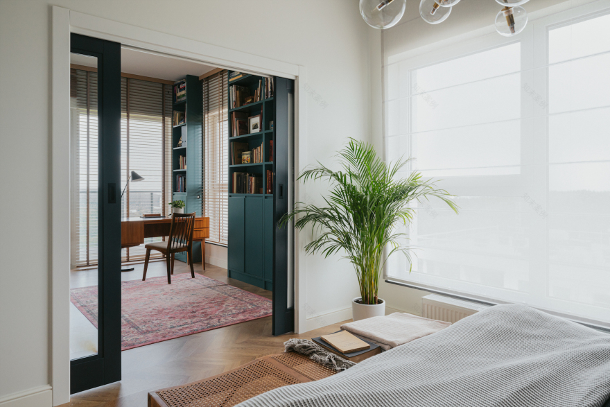 120平可俯瞰三市景观公园公寓室内设计丨Ula Schönhofer,Mateusz Piotrowski-39