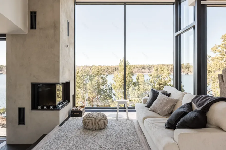 瑞典湖泊度假屋 | 梦幻般的水边度假胜地-5