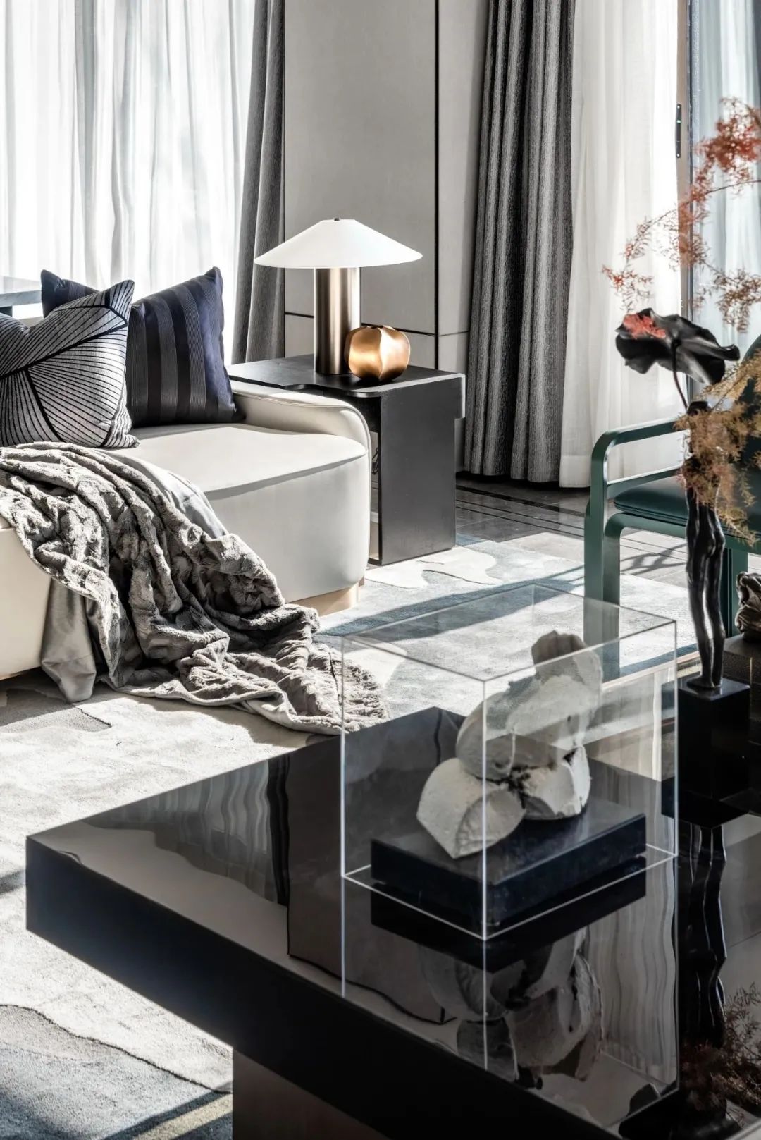 济南新城·玺樾叠拼样板间丨中国德州丨上海飞视设计,邸设空间设计（上海）有限公司,新时光照明设计-16