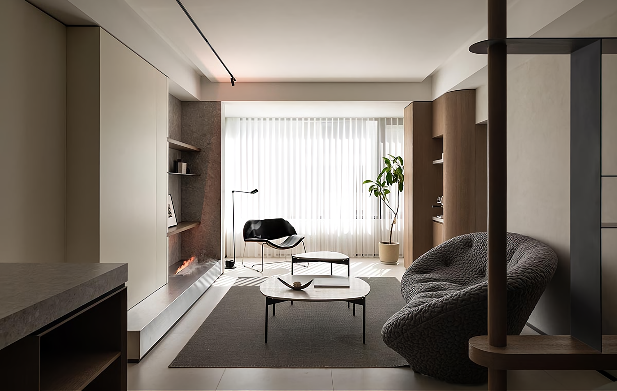 现代简约风私宅丨中国广州丨六品设计-42