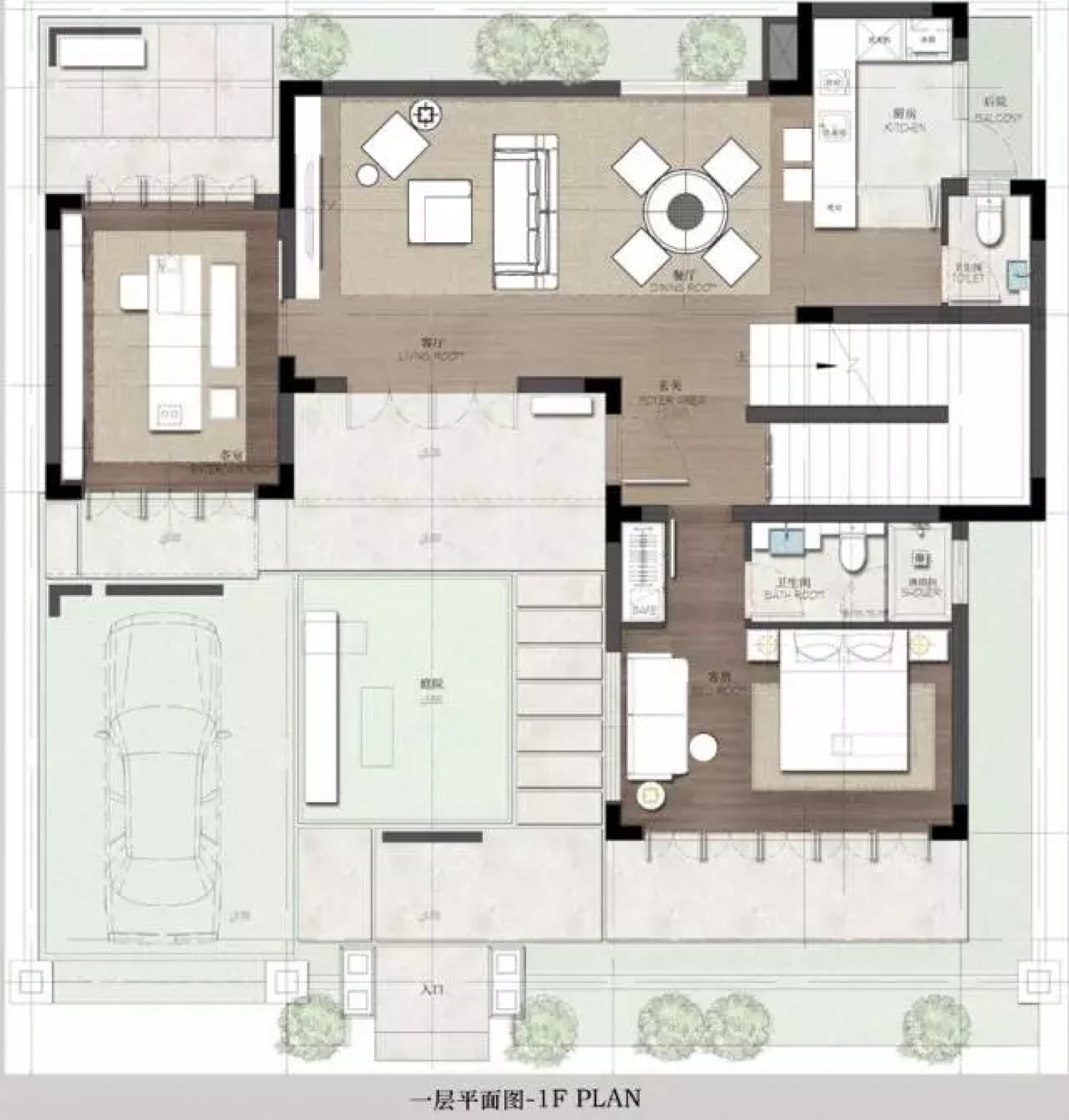 海口鲁能海蓝福源西别墅 | 现代新中式奢华体验-40