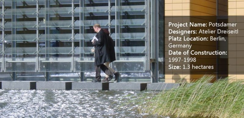 柏林波茨坦广场可持续生态友好城市广场项目丨德国柏林丨Atelier Dreiseitl-1