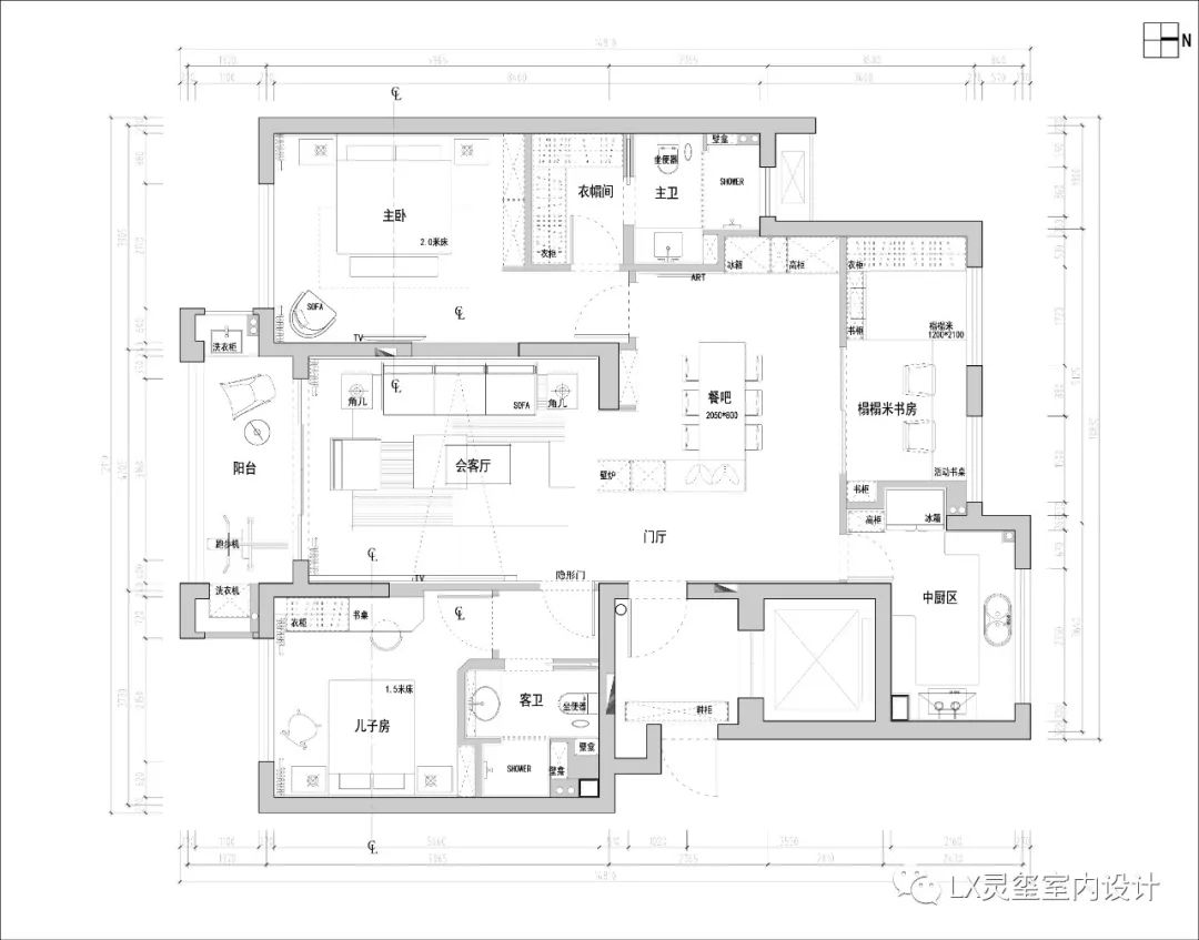 现代中式家居,温馨品质生活丨中国浙江丨灵玺空间设计-11