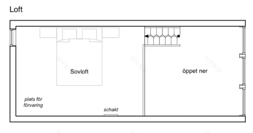 瑞典 25m²全白迷你屋,极致简约之美-16