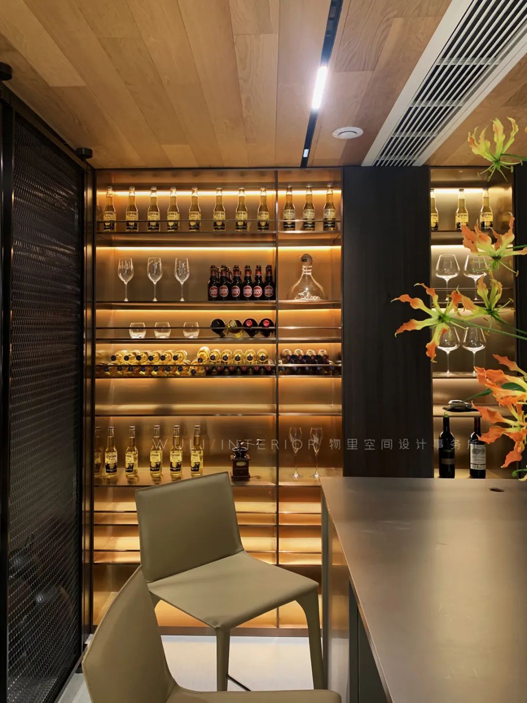 黑域奢境 · 杭州 320㎡港式轻奢别墅设计丨中国杭州丨物里空间设计事务所-52