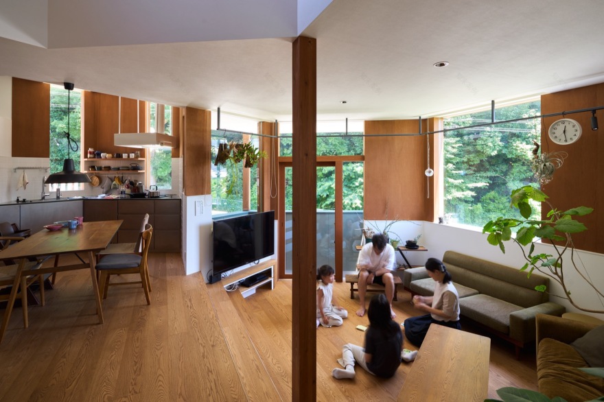 Hokusetsu 多边形房屋丨日本大阪丨Fujiwaramuro Architects-22