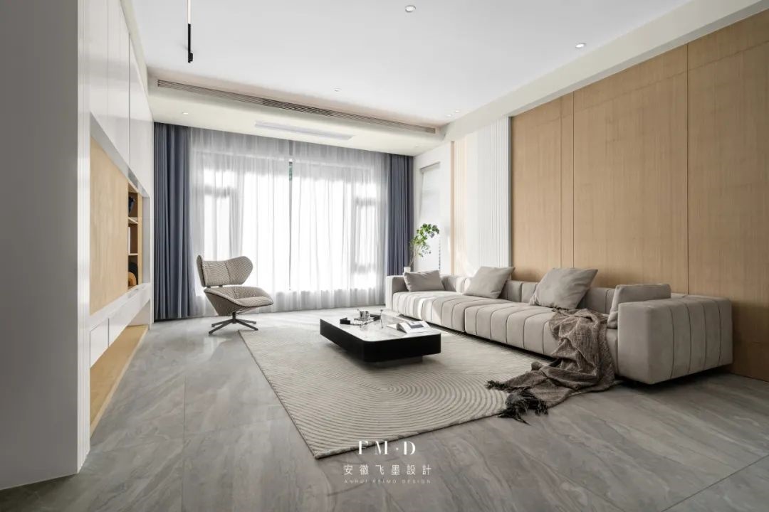 飞墨新作||230㎡休闲大平层，超大客厅+中西厨，标配体系完善多种套间，模范设计！-3