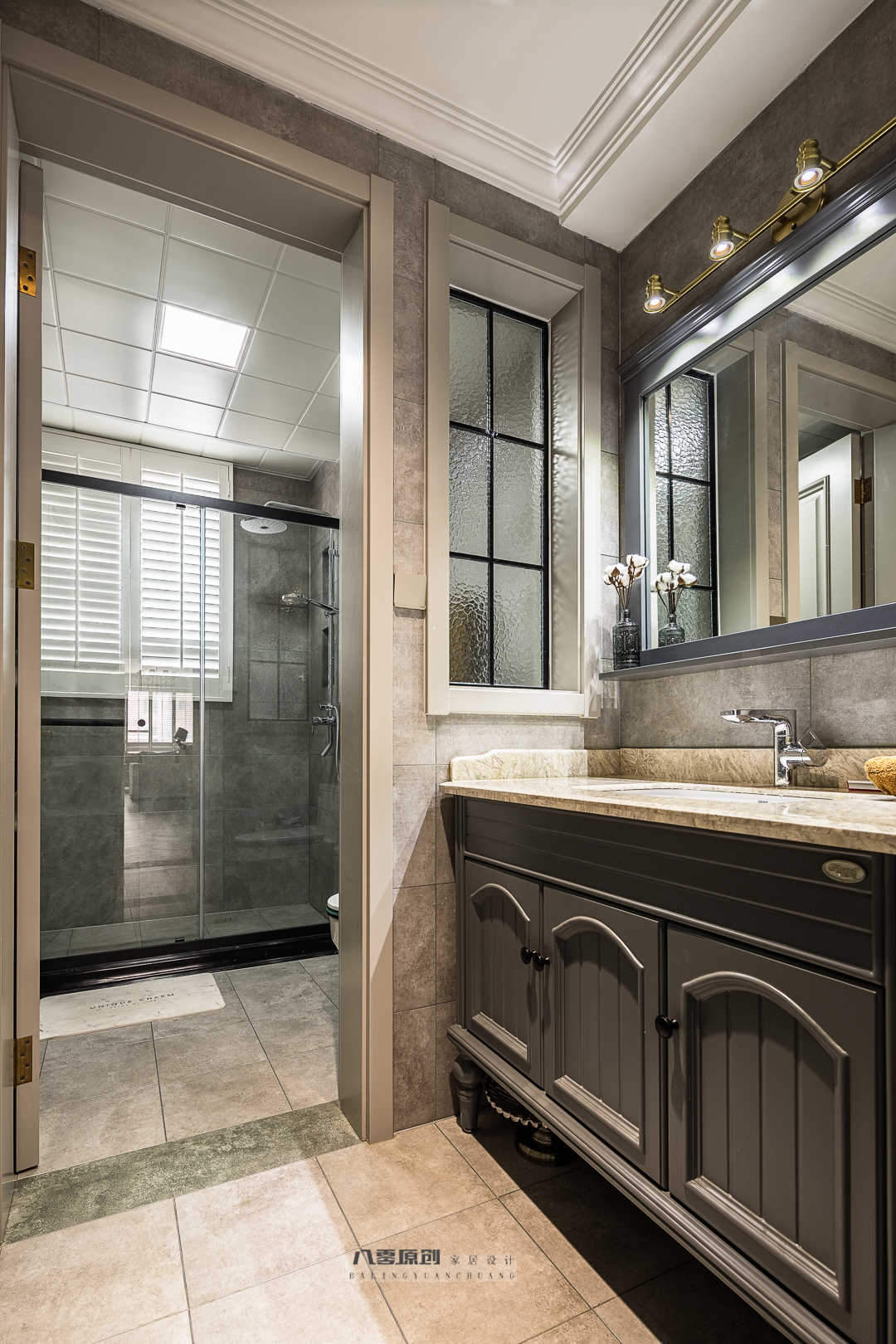 暖享时光 | 淄博颐丰花园 175㎡美式复古风全案设计-30