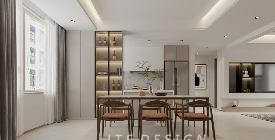 贾天峰丨平层丨
西城首府现代风格 -5