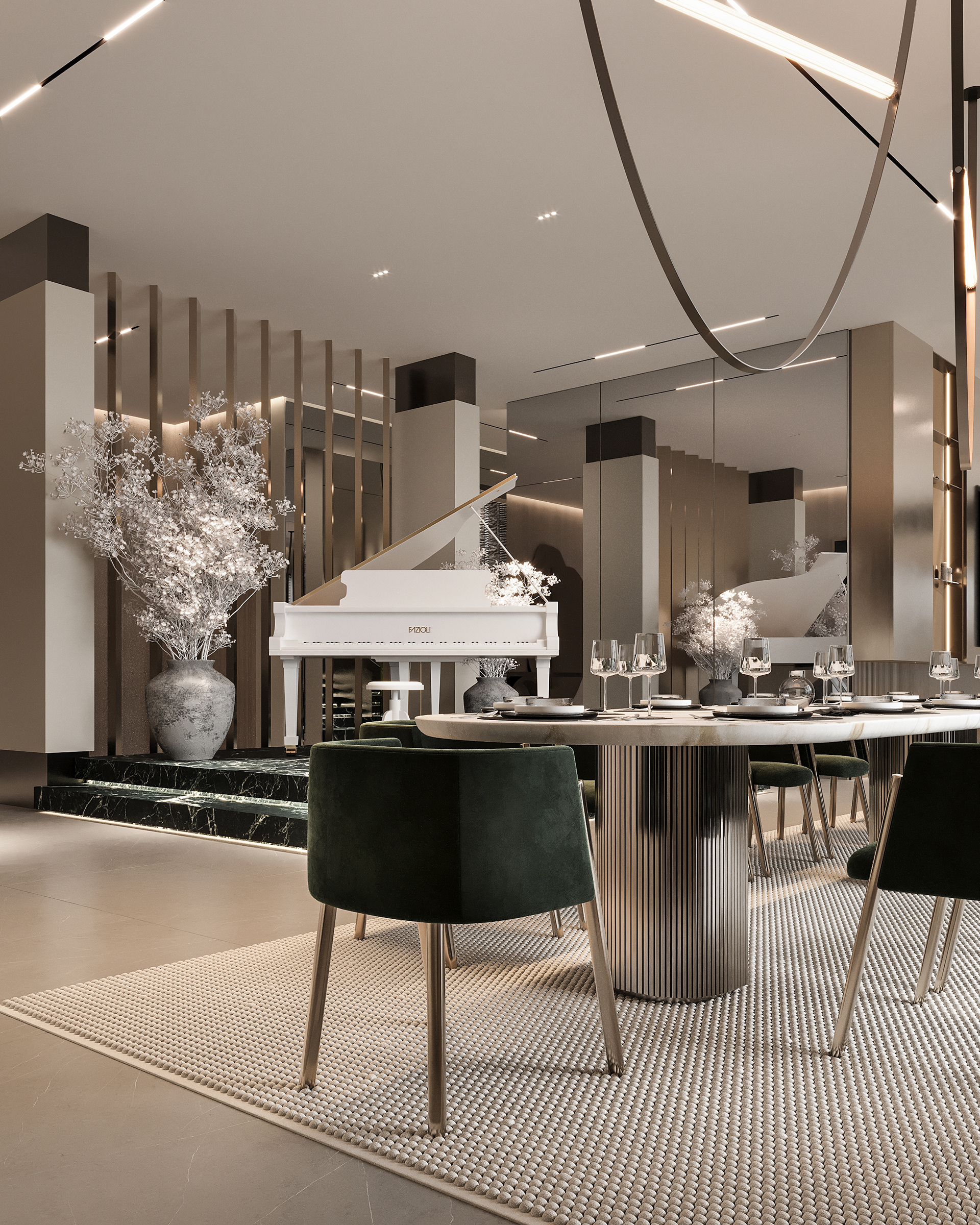 DARK STAIRCASE 楼梯设计丨阿联酋迪拜丨Mohamed Hassan-10