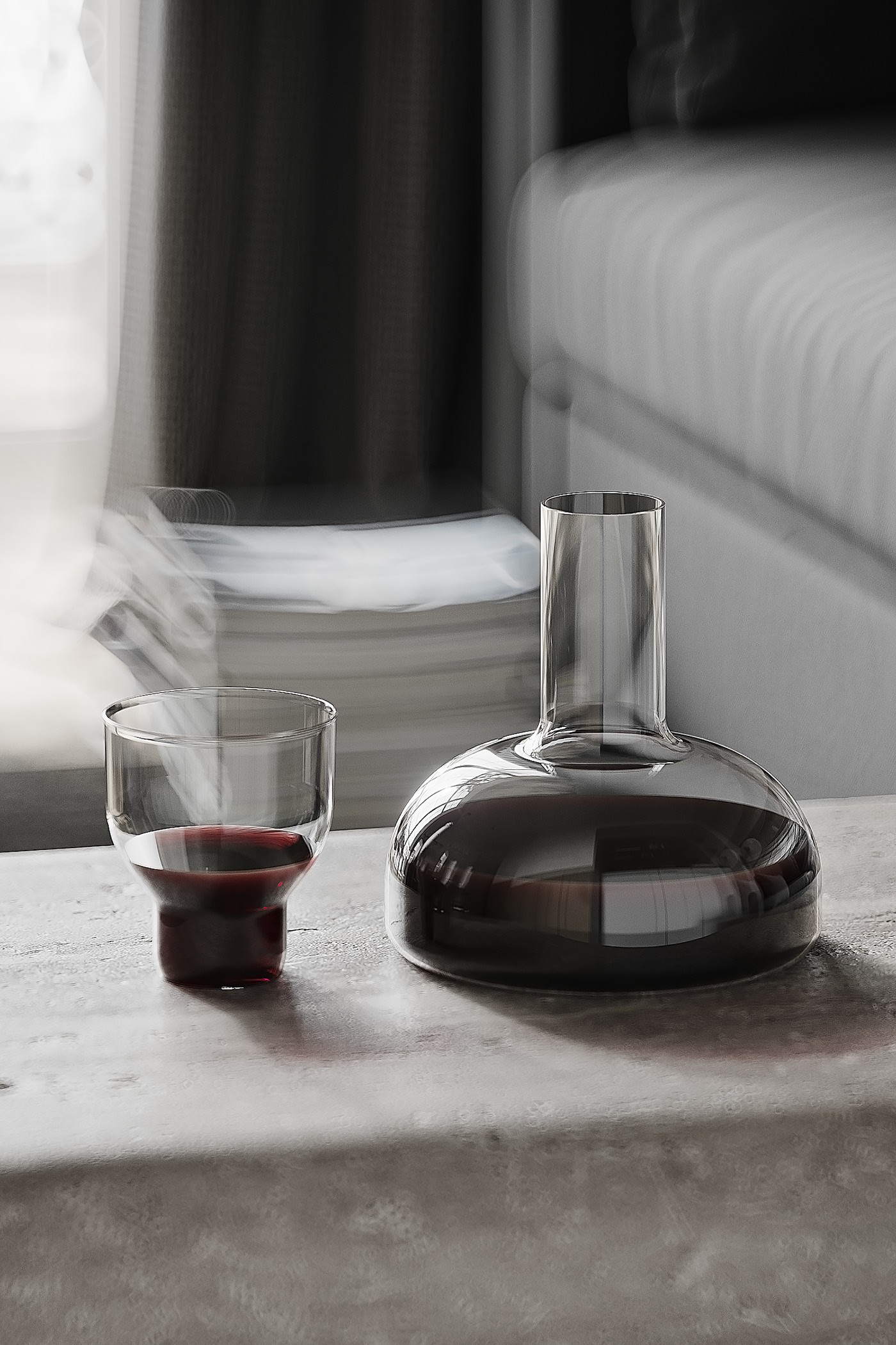 灰色系小空间公寓设计 超有氛围感！-11