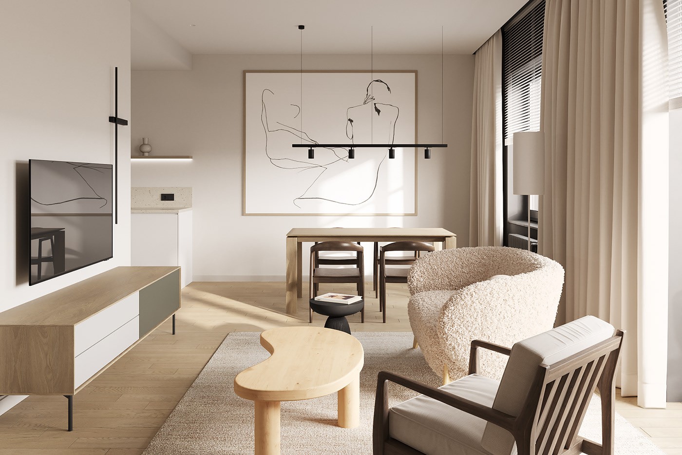 原木风公寓设计 既温馨又舒适-4