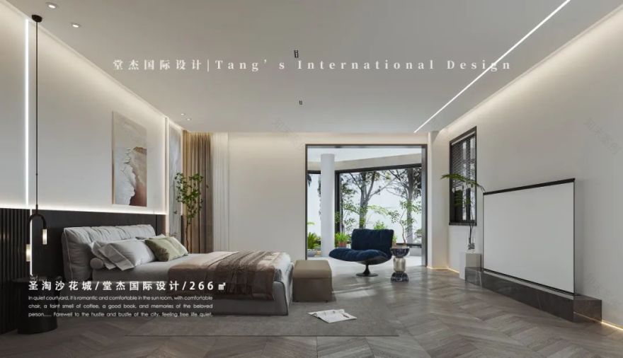 圣淘沙花城现代极简风设计丨中国南京丨堂杰国际设计-43