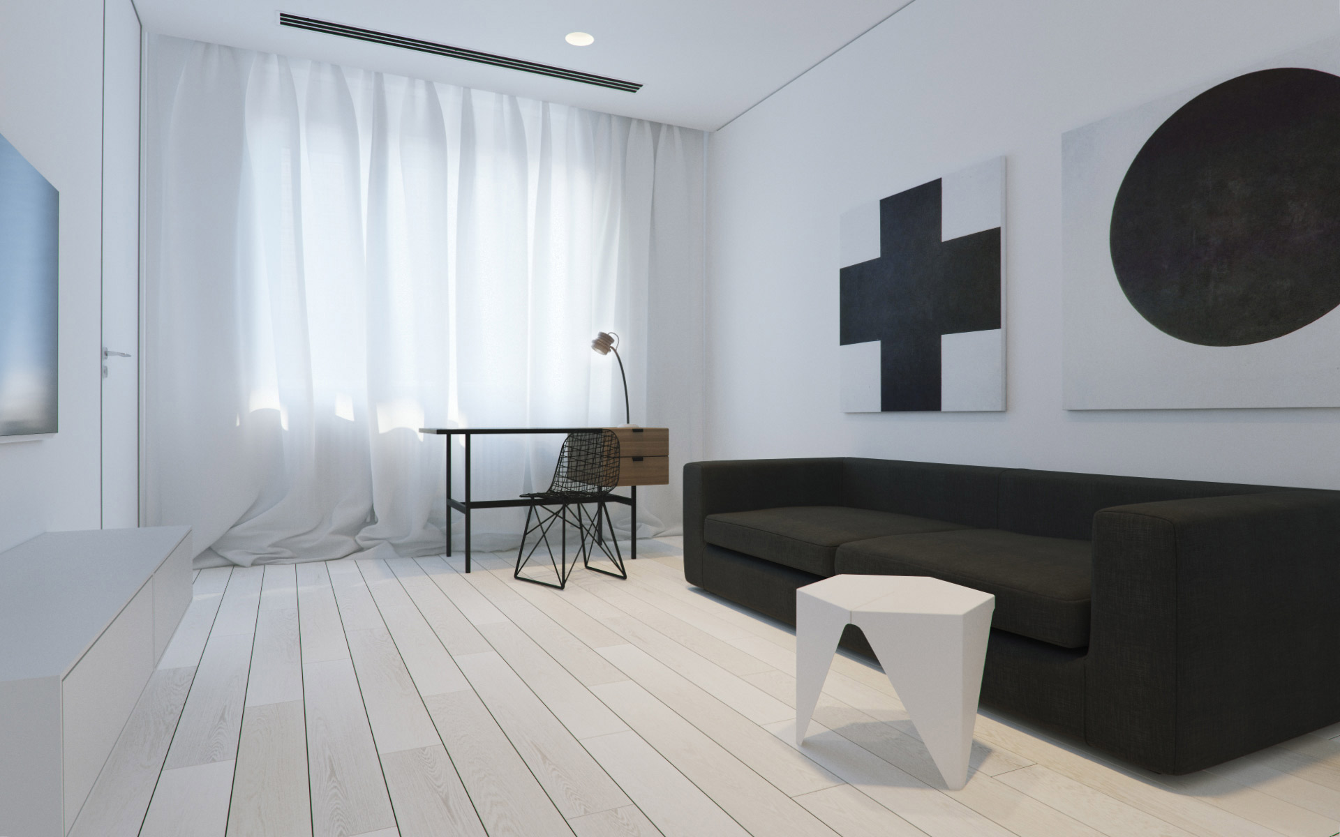 Yurima Architects公寓室内设计项目丨乌克兰-11